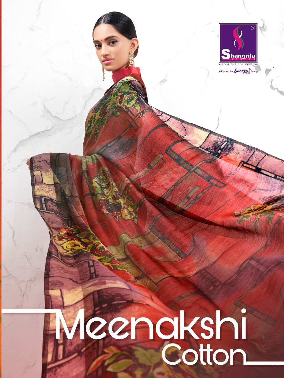 Shangrila Meenakshi Cotton 3151 Series Linen Cotton Saree Catlog Wholesale Dealer And Supplier Surat