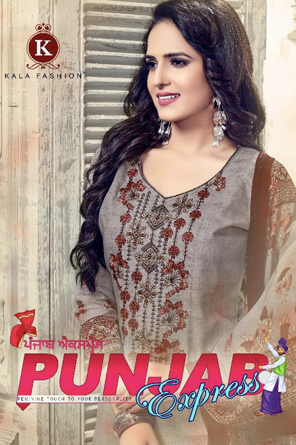 Kala Fashion Punjab Express 5001 Series Cotton Print Suits