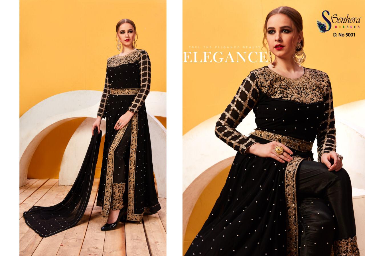 Zareena By Senhora 5001 Series Fancy Deaigner Party Wear Suit Collection Wholesale Dealer Surat