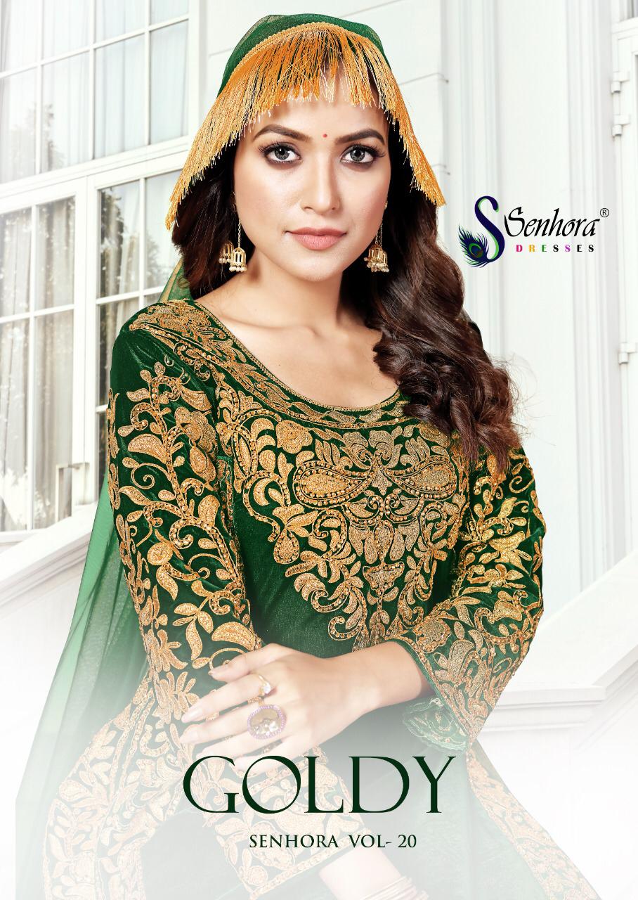 Goldy Vol 2 By Senhora Dresses Singles Available Manufacturer Traders Surat Gujrat