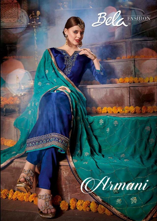 Armani By Bela 432 Series Fancy Party Wear Salwar Kameez Catlog Wholesale Dealer Surat