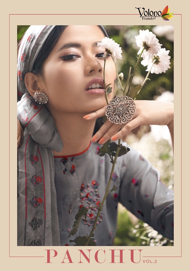 Panchu Vol 2 By Volono Trendz 2001 Series Fancy Pashmina Printed Salwar Kameez Catlog Wholesale Deal...