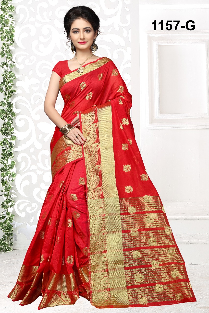 Np Saree 1157 Colours Heavy Banarsi Silk Saree Catlogue
