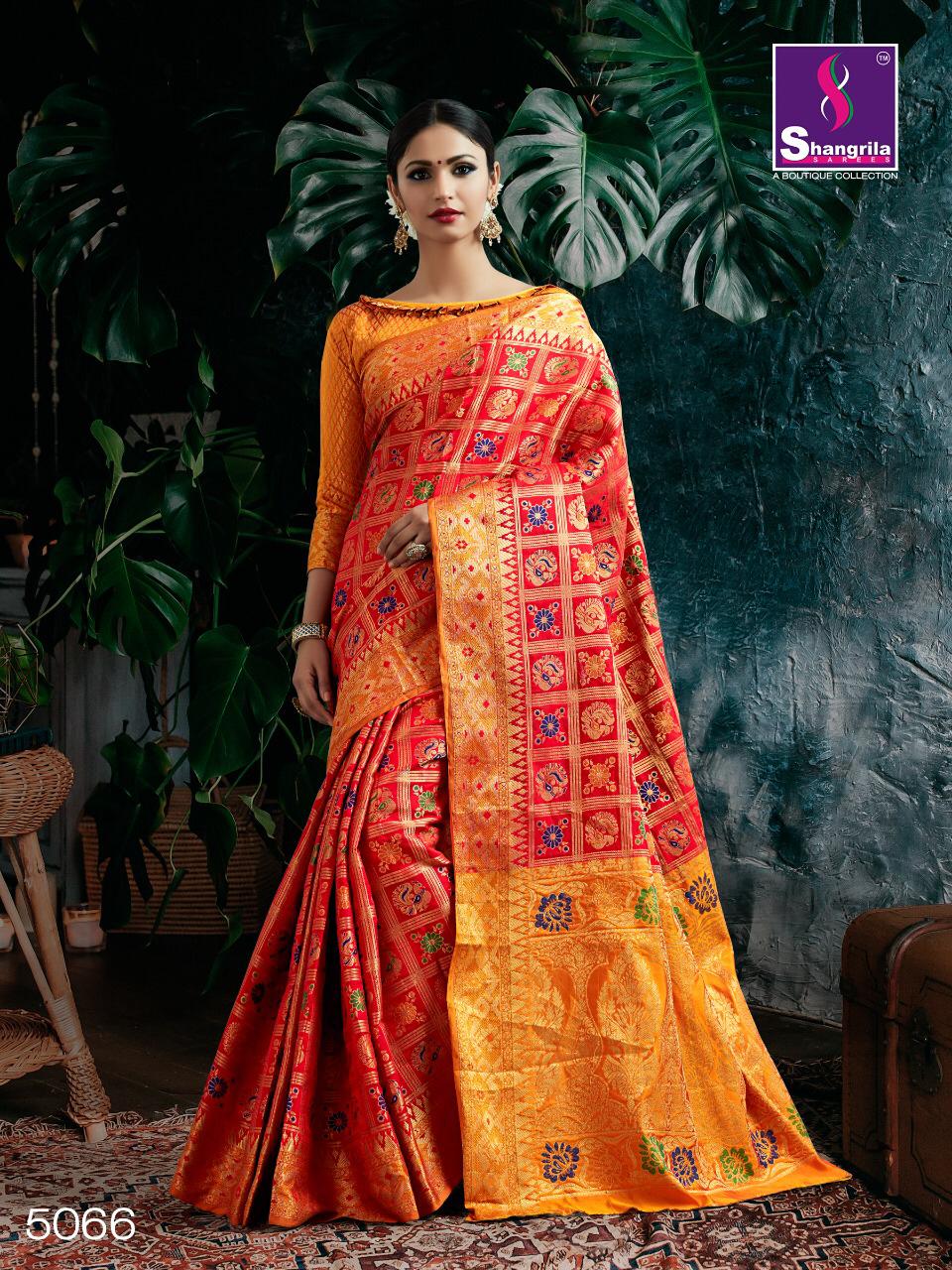 Bahurani Silk By Shangrila 5061 Series Fancy Party Wear Weaving  Heritage Saree Collection Wholesale...