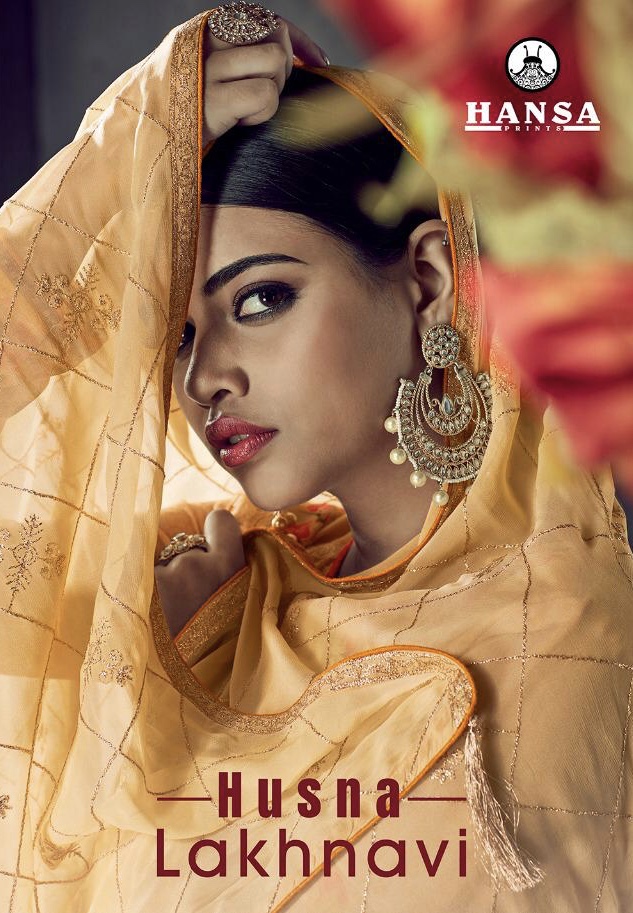 Husna Lakhnavi By Hansa 1001 Series Fancy Party Wear Salwar Kameez Collection Wholesale Dealer Surat