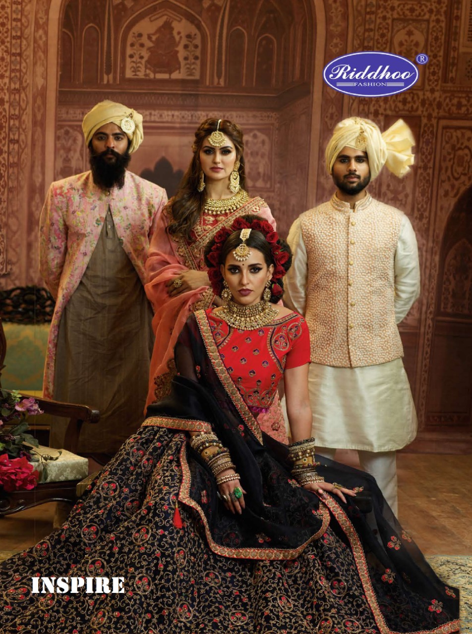 Inspire By Riddhoo 10651 Series Designer Bridal Lehenga Choli Catlog Wholesale Dealer And Supplier S...