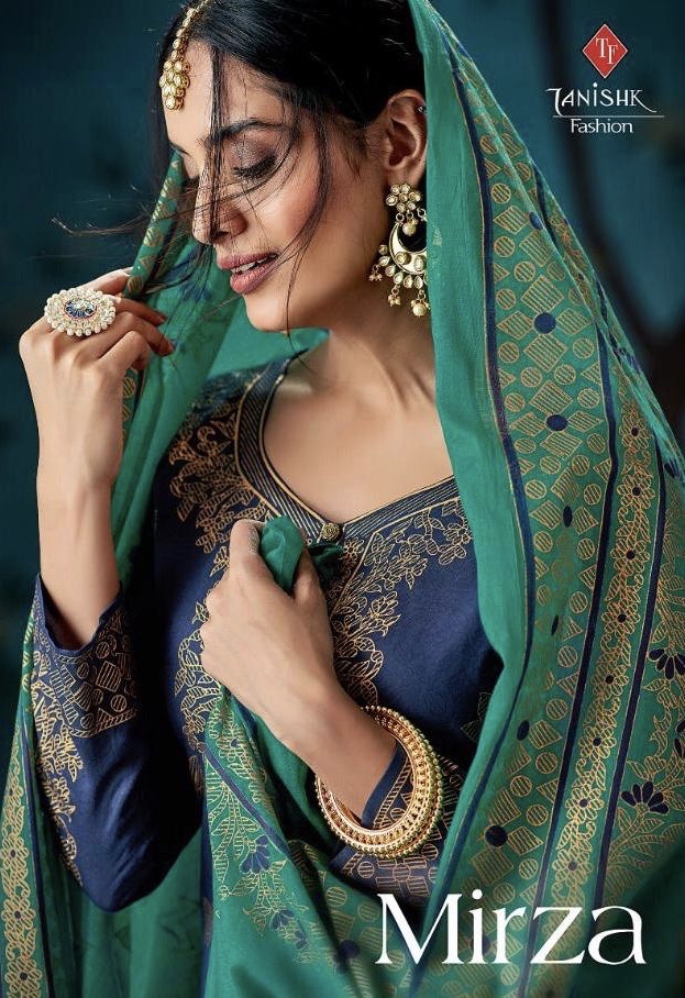 Mirza By Tanishk Fashion 8501 Series Fancy Pure Cotton Satin Glace Salwar Kameez Catlog Wholesaler S...