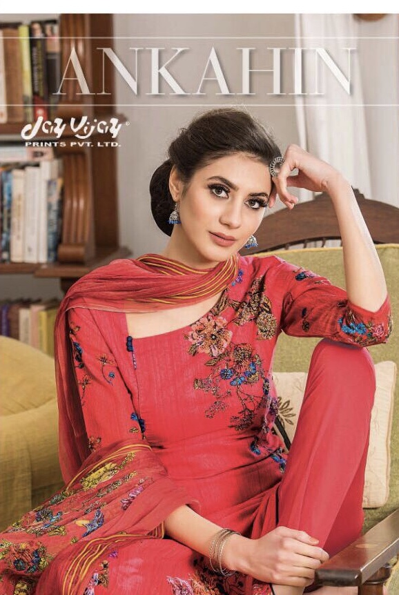 Jay Vijay Ankahin 3921 Series Cotton Pirnt Suit Dealer Surat