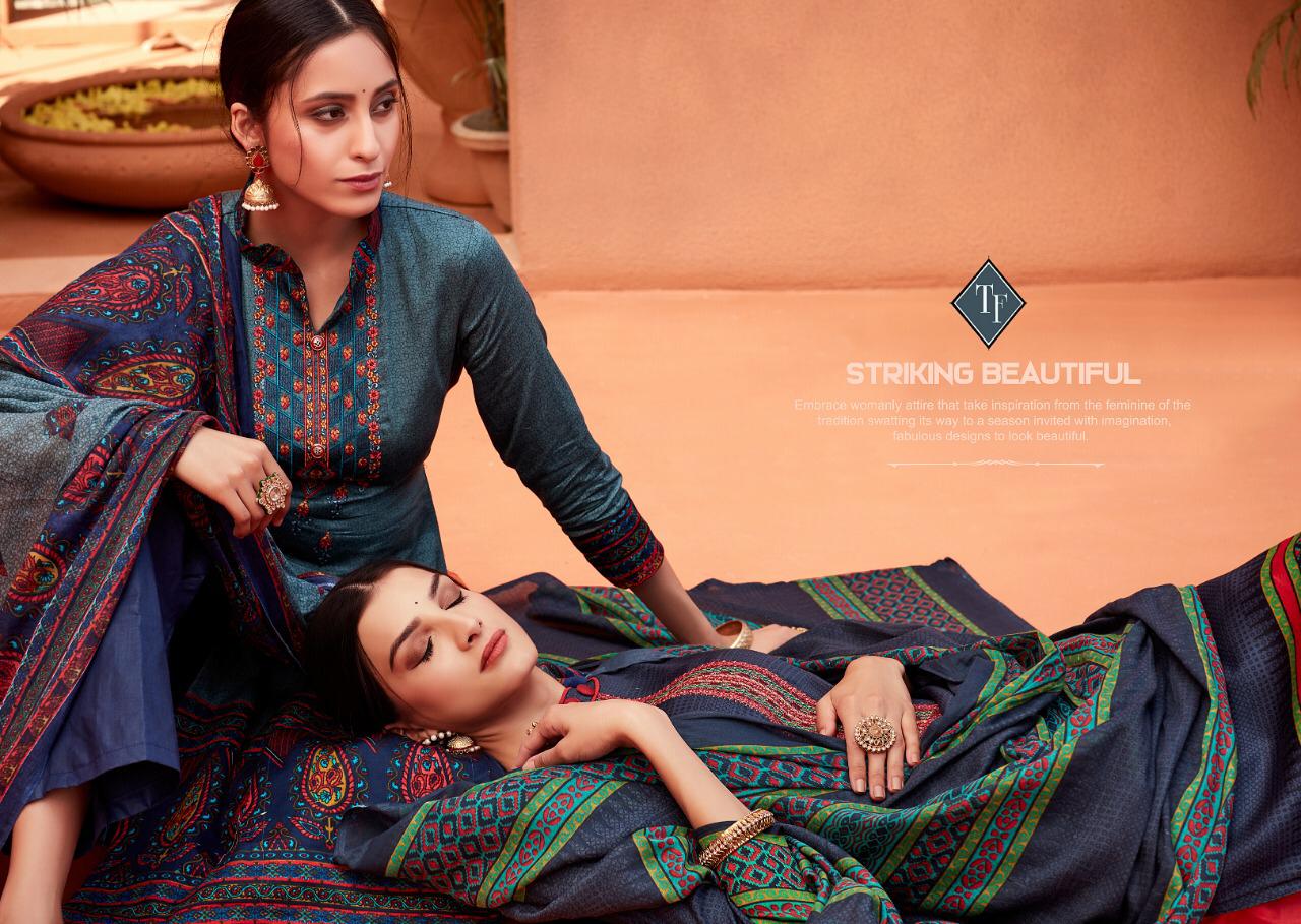 Kashmiri Vol 2 By Tanishk Fashion 8201 Series Fancy Pure Jam Silk Printed Salwar Kameez Catlog Whole...