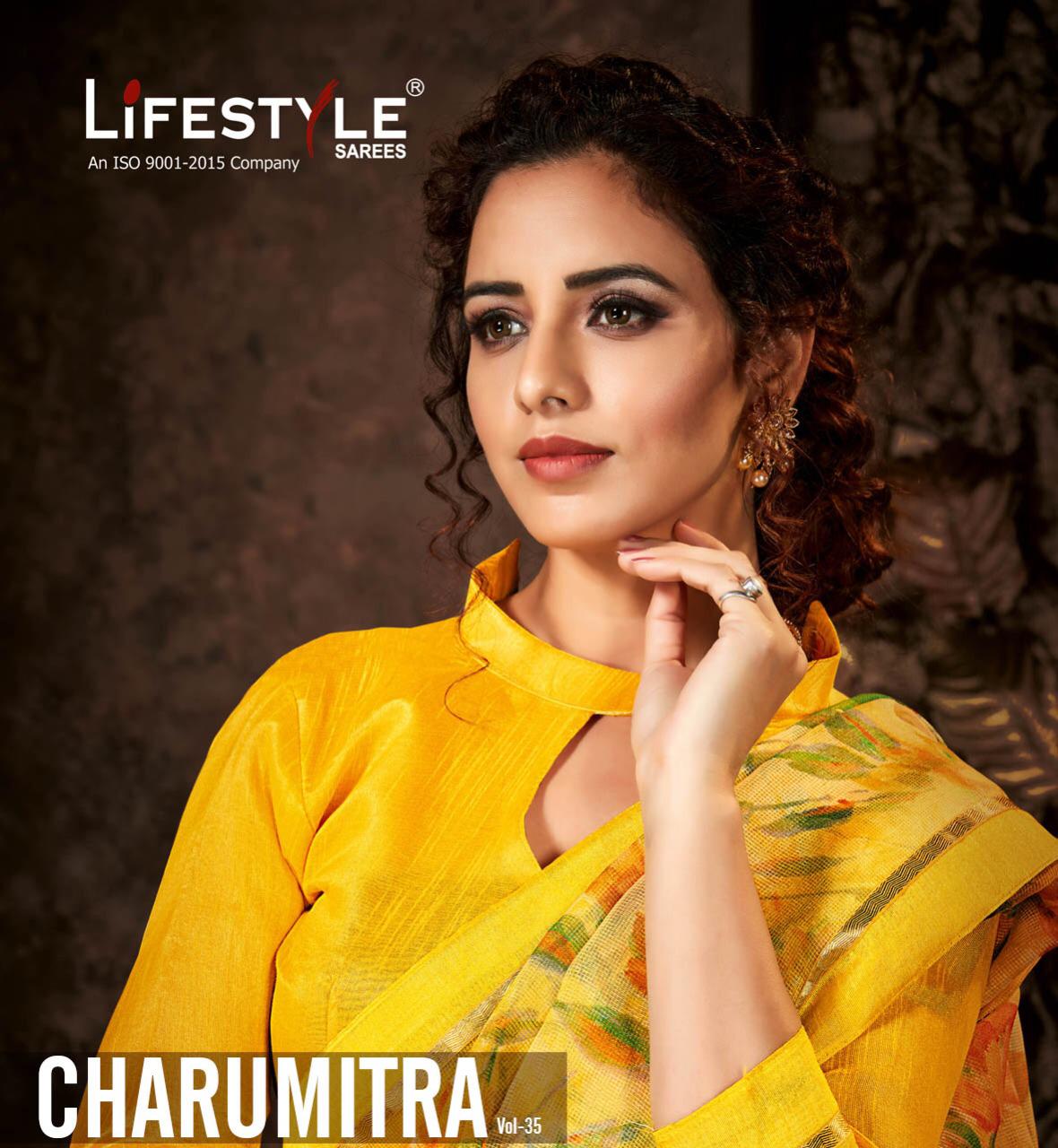 Charumitra Vol 35 By Lifestyle Saree Wholesaler Supplier From Surat