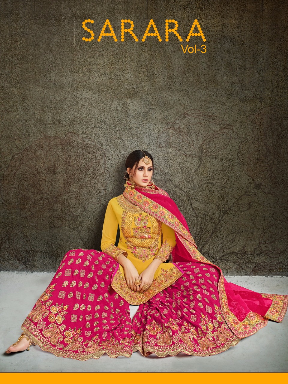Mf Sarara Vol 3 43002 Series Designer Bridal Sarara Suits