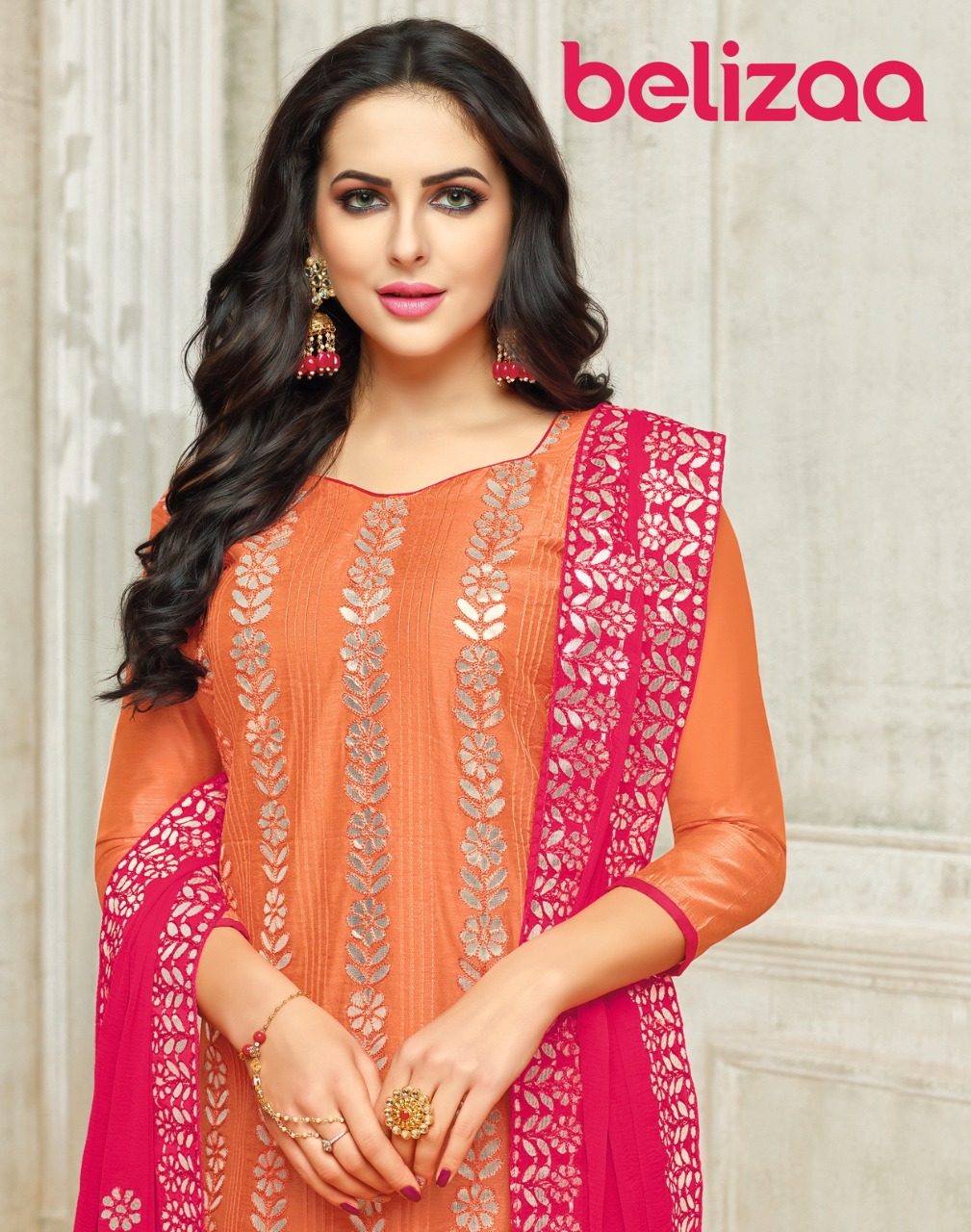 Belizaa 34002 Series Fancy Modal Silk Gota Patti Work Salwar Kameez Catlog Wholesale Dealer Surat