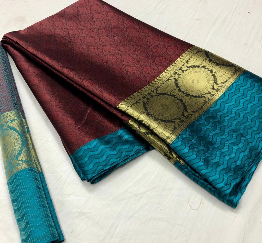 Poshak Fancy Pure Silk Saree Wholealer Surat