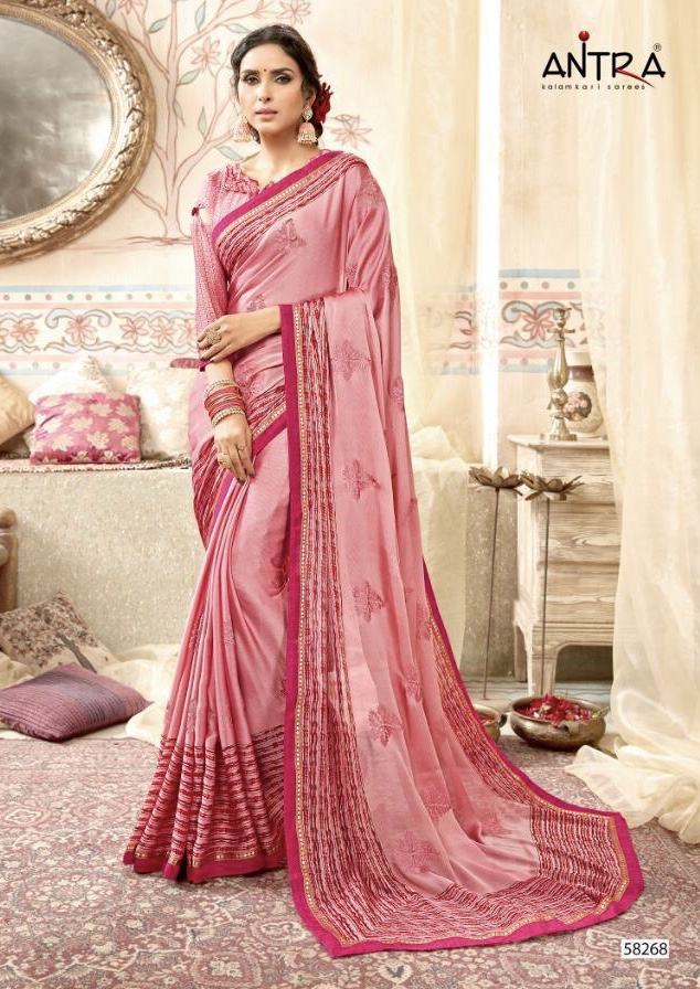 Afsana By Antra Lifestyle 58261 Series Fancy Pc Printed Saree Collection Wholesaler Surat