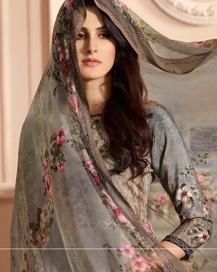 Vishwam Caffe Latte Vol 3 1017 Series Sorer Crapes Printed Salwar Kameez Wholesale Dealer And Suppli...