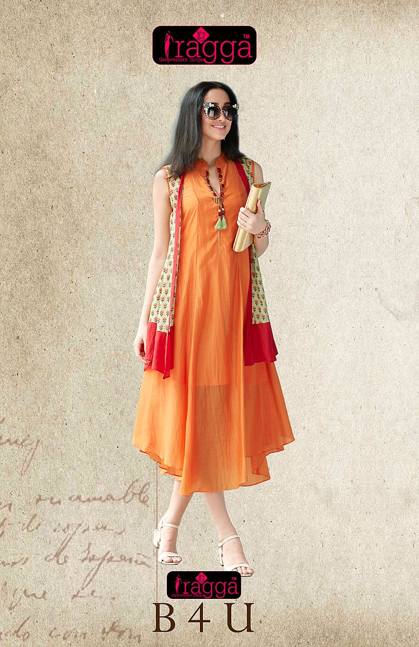 Ragga B4u 1028 Series Designer Reyon Kurti Dealer