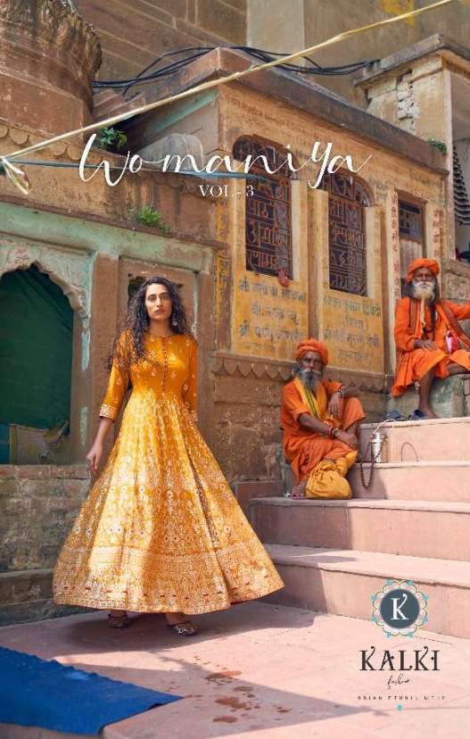 Womaniya Vol 3 By Kalki Fashion Manufacturer Traders Surat Gujrat