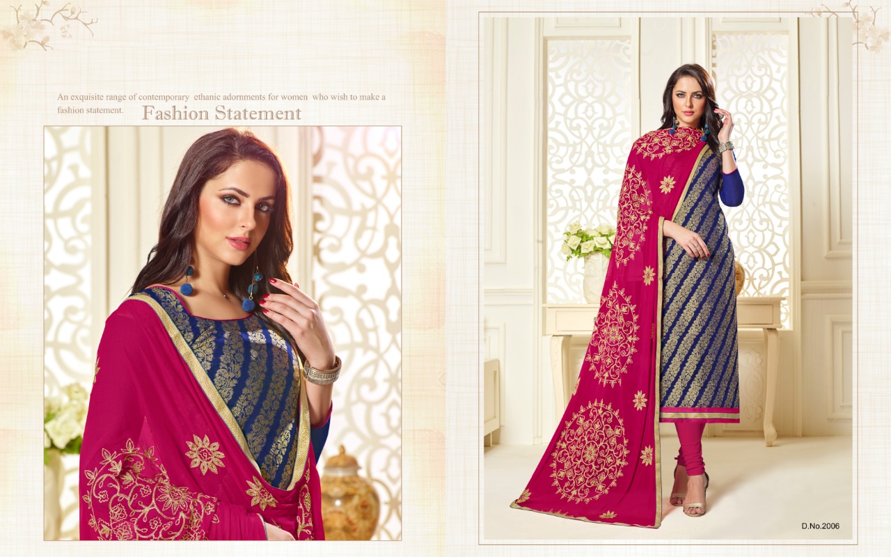 Shree Avc Antra Vol 2 Banarasi Jaq Salwar Kameez Catlog Wholesale Dealer And Supplier Surat