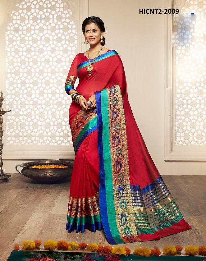 Silk Touch Vol 2 Fancy Cotton Silk Saree Catlog Wholesaler Surat