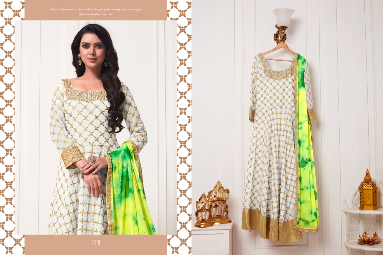 Femina By Nitya Nx 7018 Series Designer Gown Collection Wholesale Dealer And Supplier Surat