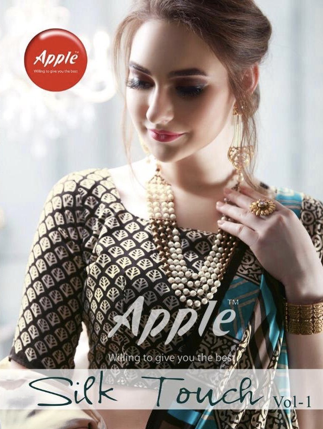 Silk Touch By Apple 11501 Series Fancy Silk Printed Saree Catlog Wholesale Dealer Surat