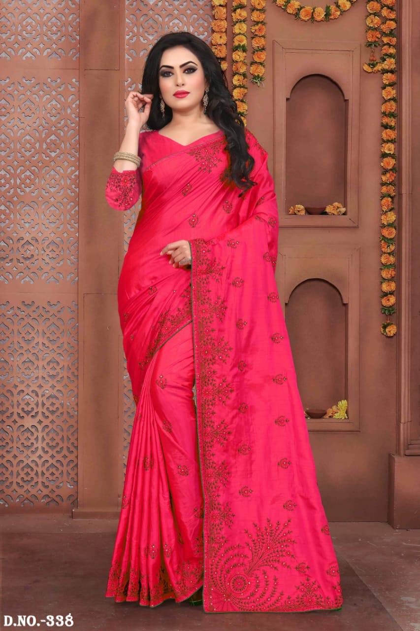 Moksha By Naree 331 Series Fancy Party Wear Saree Collection Wholesale Dealer Surat