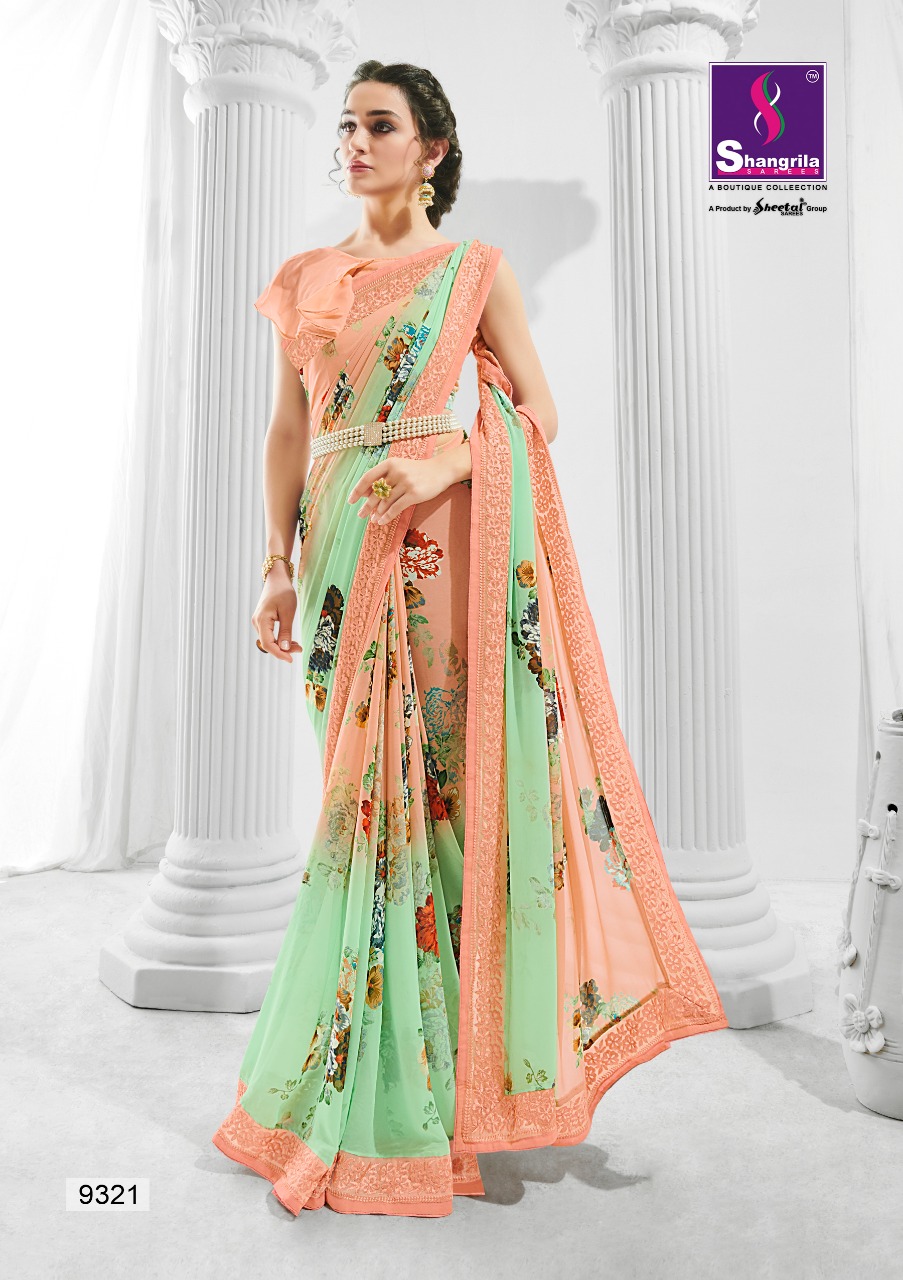 Kaamini Vol 6 By Shangrila 9321 Series Fancy Printed Saree Catlog Wholesale Dealer Surat