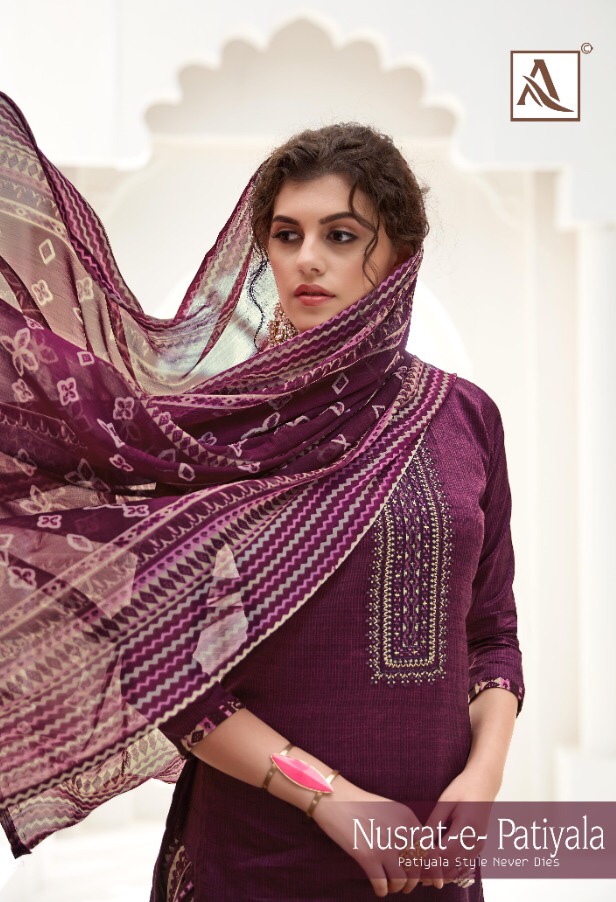 Nusrat E Patiyala By Alok Suit Wholesale Dealer Surat