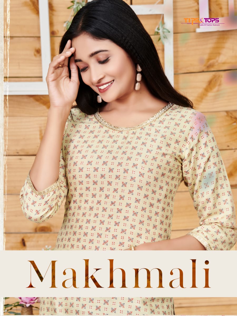 Makhmali Party Wear Heavy Foil Kurti With Gharraa By Tips Tops Dealer And Exporter Gujrat