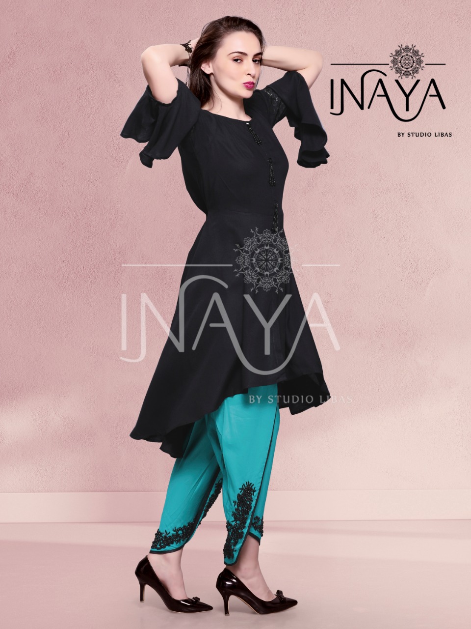 Tunic N Tulip Design No 2 Inaya By Libas Studio Fancy Designer Tulip And Pant Wholesale Dealer Surat