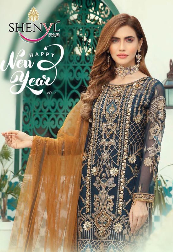 Happy New Year Vol 1 By Shenyl Fab Manufacturer Traders Surat Gujrat