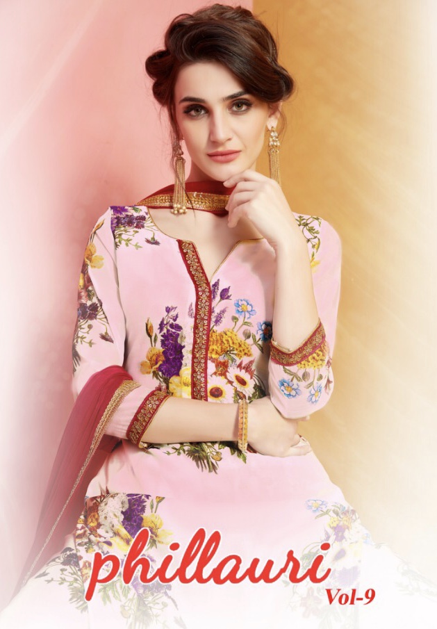 Kesari Exports Phillauri Vol 9 22001 Series Chanderi Salwar Kameez Catlog Wholesale Dealer And Suppl...