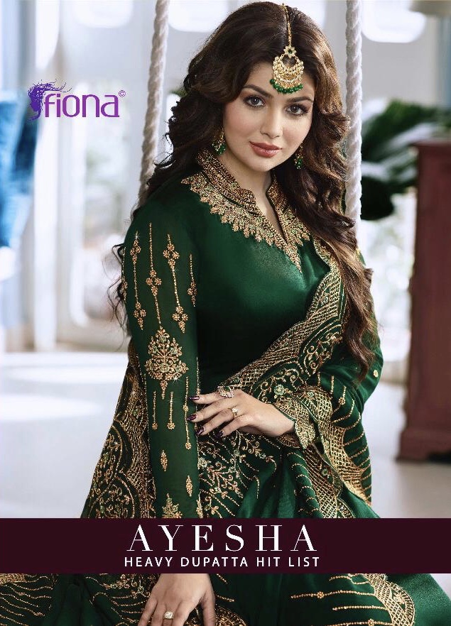 Ayesha Heavy Dupatta Hit List By Fiona 22131 Series Party Wear Salwar Kameez Catlog Wholesaler Surat