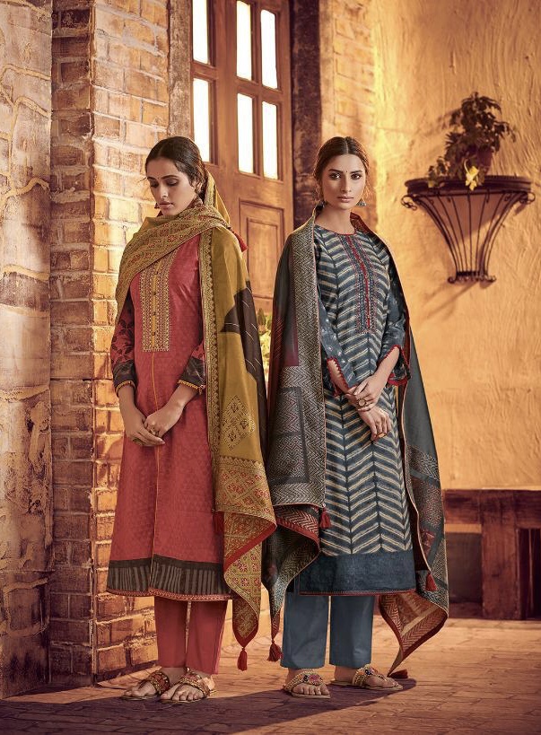 Kantha By Varshaa Fashion 101 Series Fancy Cotton Printed Salwar Kameez Catlog Wholesale Dealer Sura...