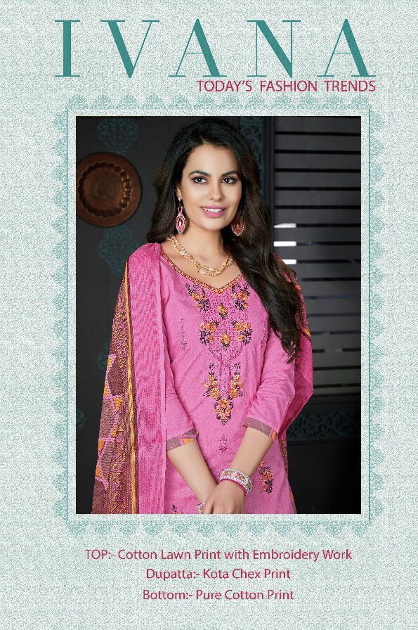 Bipson Prints Ivana 701 Series Fancy Cotton Lawn Salwar Kameez Wholesale Dealer And Suppler Surat