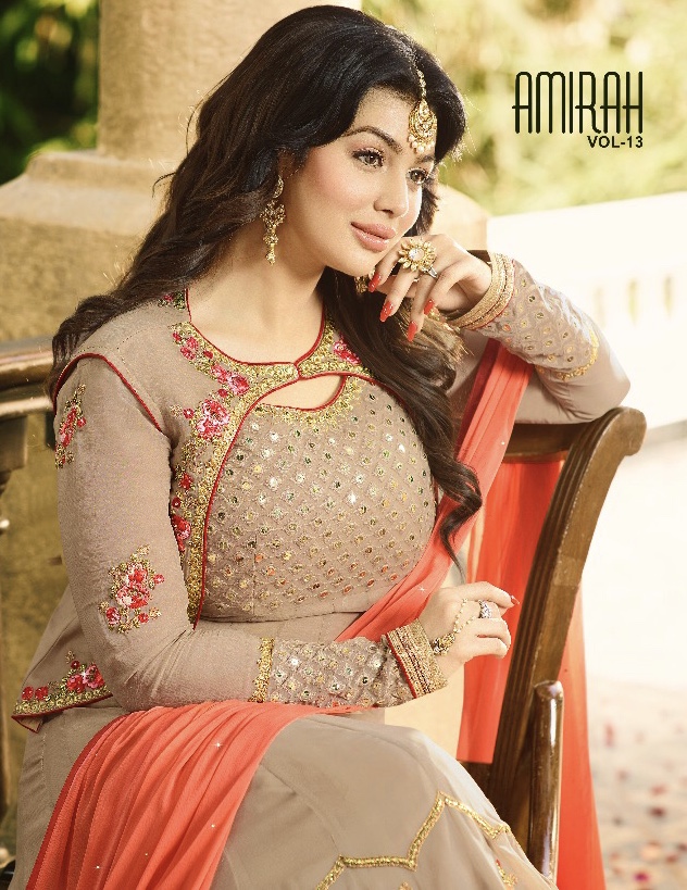 Amirah Vol 10 By Amirah 10051 Series Designer Anarkali Suit Catlog Wholesale Dealer And Supplier Sur...