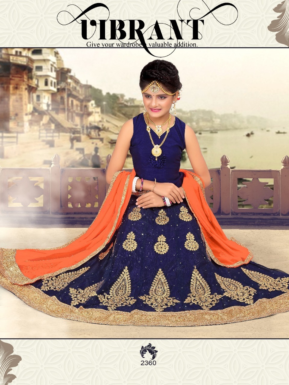 Baby Doll Vol 41 By Sanskar Style 2360 Series Fancy Kids Wear Lehenga Collection Wholesaler Surat