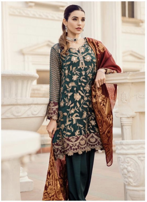 Jazmin Vol 3 By Rinaz 108 Series Fancy Designer Georgette Pakistani Salwar Kameez Catlog Wholesaler ...