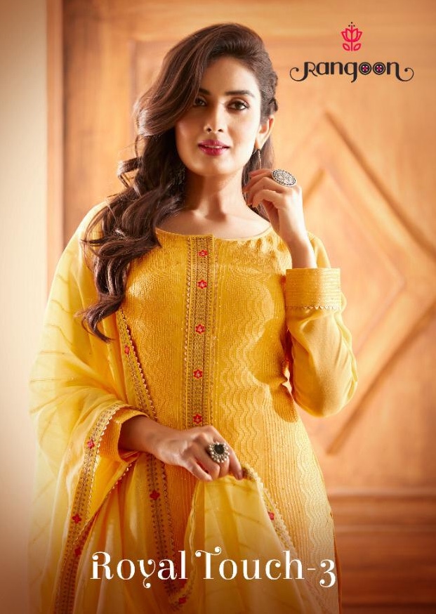 Royal Touch Vol 3 By Rangoon By Kessi Fabrics Manufacturer Traders Surat Gujrat