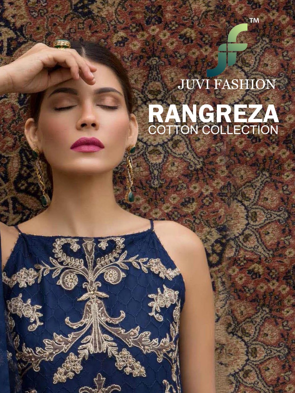 Juvi Fashion Rangreza 17001 Series Pure Cotton Salwar Kameez Catlog Wholesale Dealer And Supplier Su...