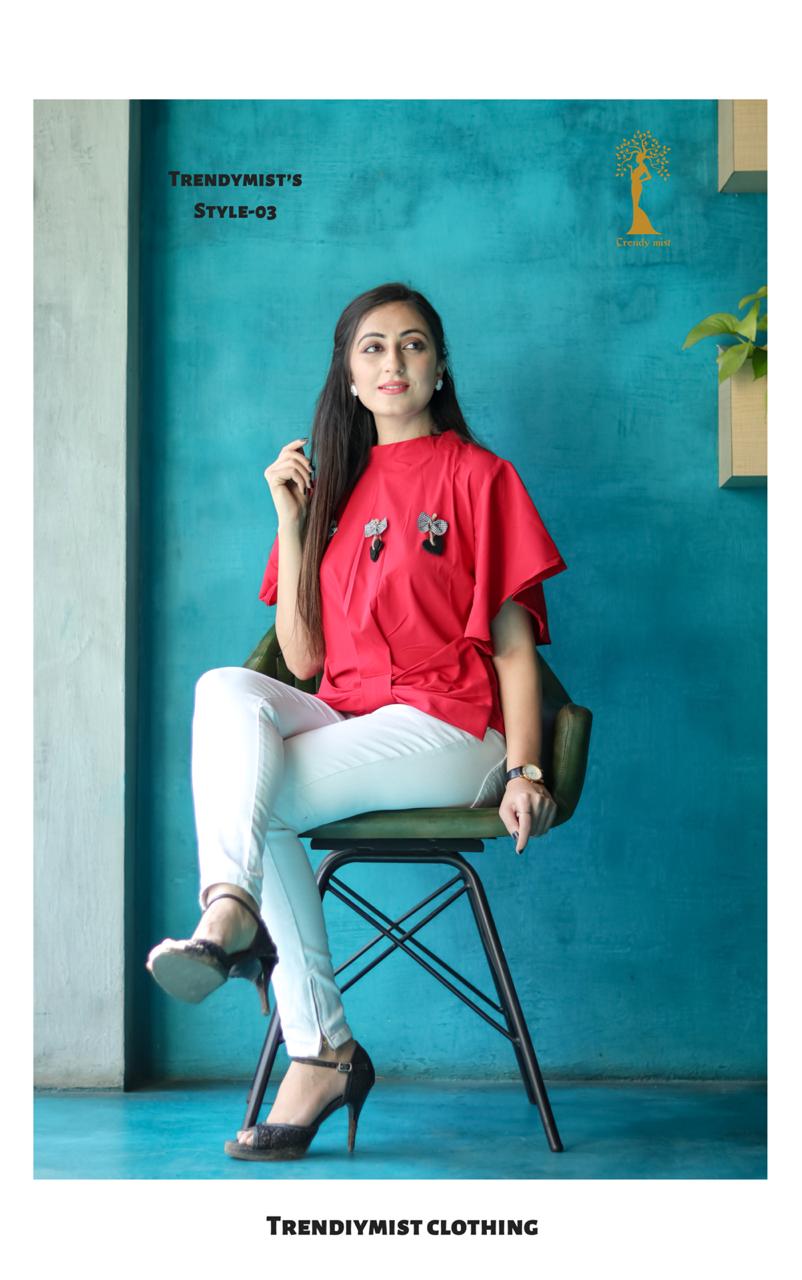 Trendymist Style 3 By Trendy Mist Fancy Designer Western Top Wholesaler Surat