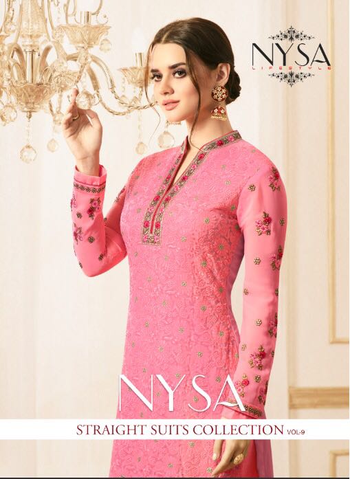 Nysa Straight Suits Collection Vol 9 1801 Series Fancy Suits
