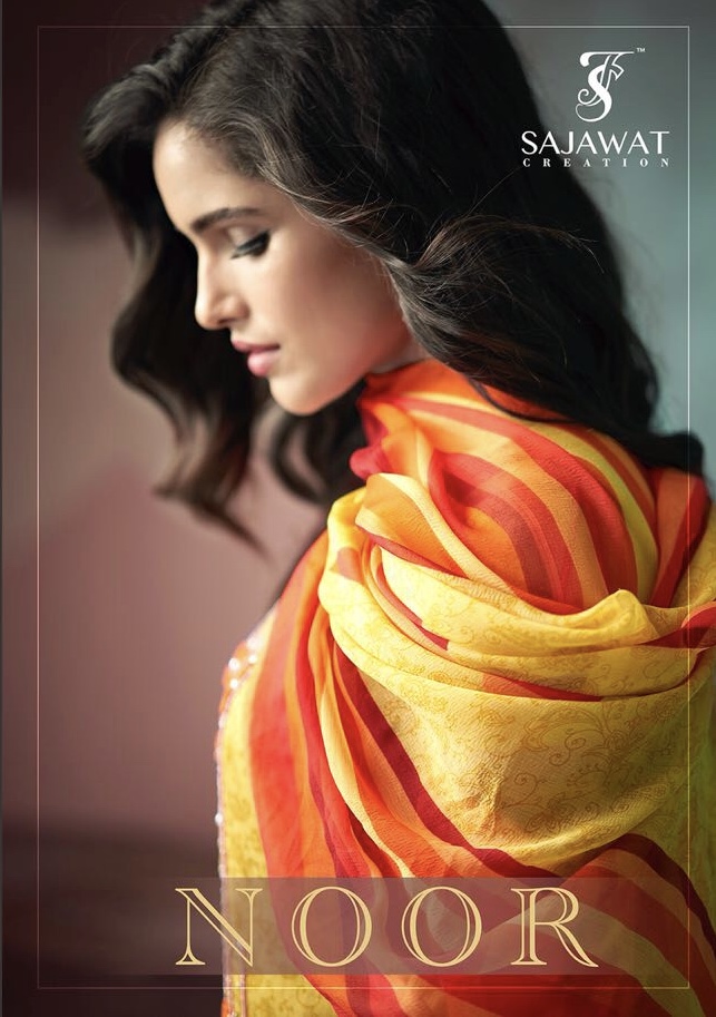 Sajawat Creation Noor 3101 Series Cotton Satin Plazo Salwar Kameez Catlog Wholesale Dealer And Suppl...