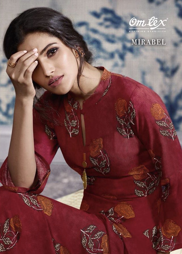 Om Tex Mirabel 91 Series Designer Long Gawn Catlog Wholesale Dealer And Supplier Surat