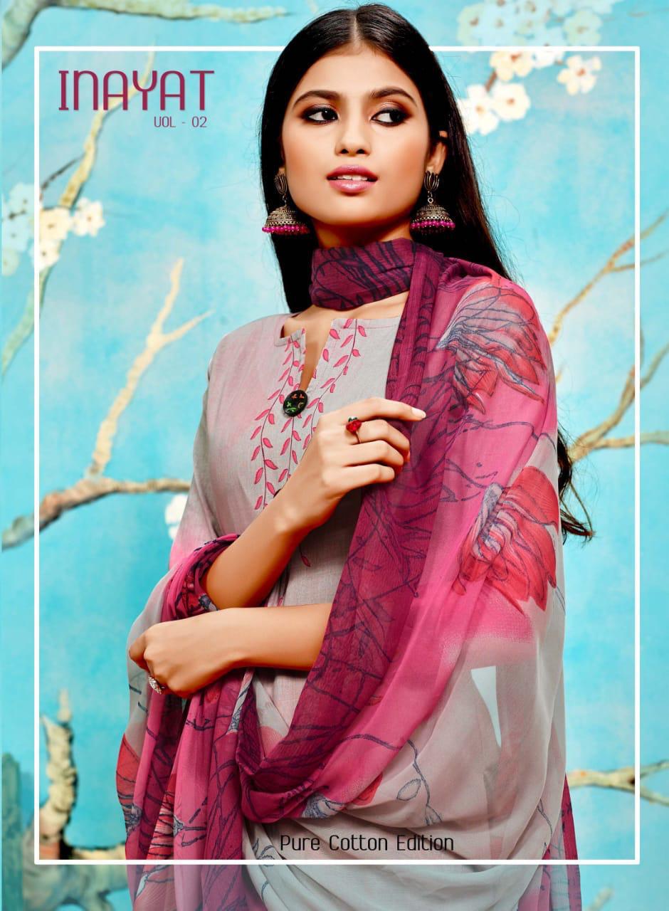 Inayat Vol 2 By Sargam Prints 64001 Series Fancu Pure Lawn Printed Salwar Kameez Catlog Wholesaler S...