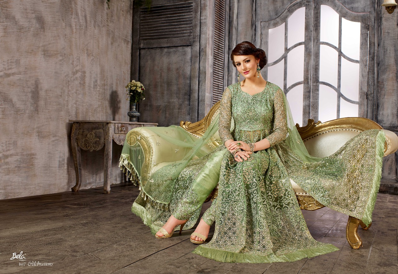 Bela Celebrations 1611 Series Designer Gown Suit Collection Wholesale Dealer And Supplier Surat