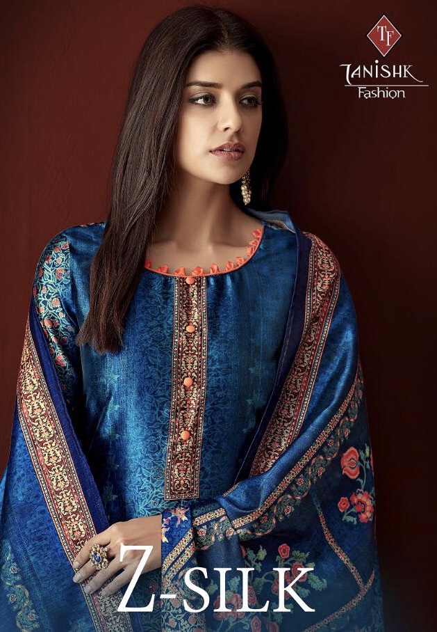 Z Silk By Tanishk Fashion 7801 Series Fancy Silk Digital Printed Salwar Kameez Catlog Wholesaler Sur...