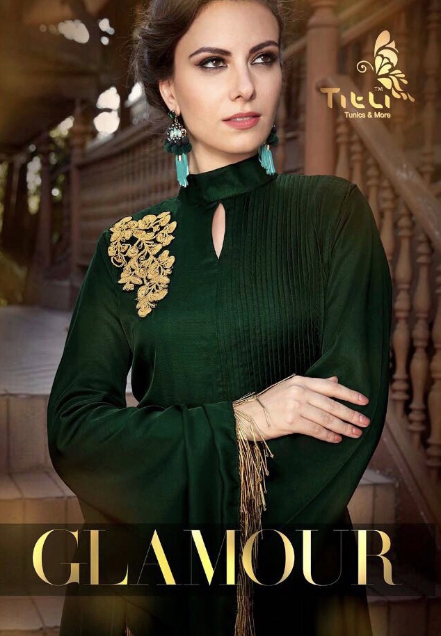Titli Glamour 174 Series Gown Style Kurti Catlog Wholesale Dealer And Supplier Surat