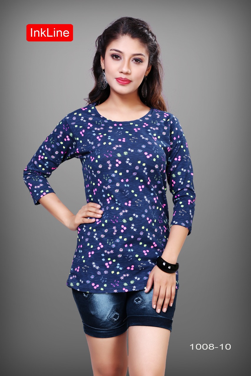 Inkline Retro Vol 28 By Varun Fancy Printed Top Collection Wholesale Dealer And Supplier Surat