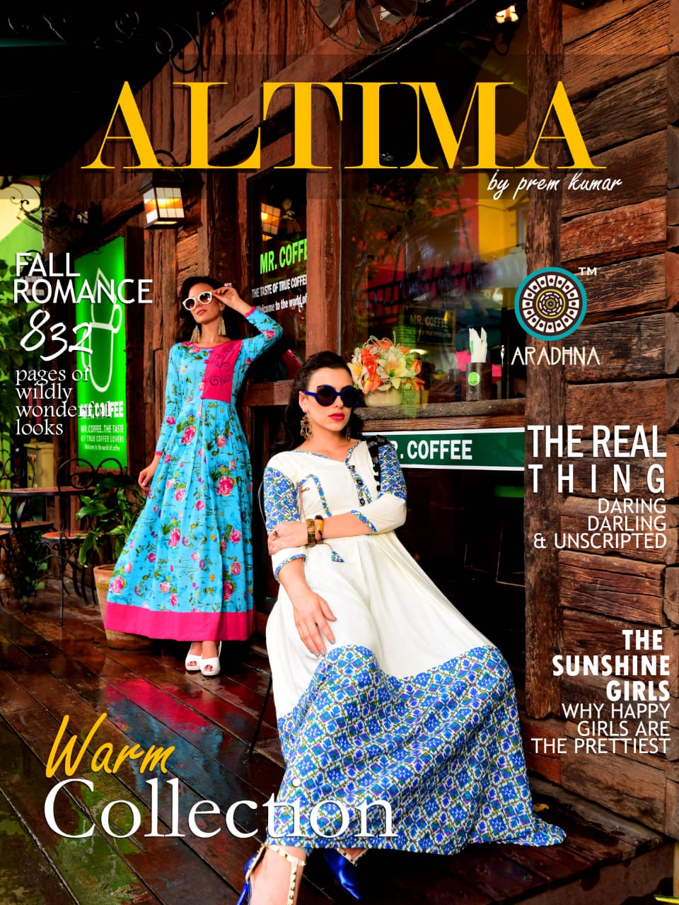 Altima By Aradhna Pk 1001 Series Fancy Printed Cotton Reyon Kurti Catlog Wholesaler Surat